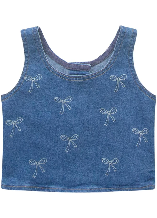 Fkn Play Denim - Top Cropped Jeans Medio 4