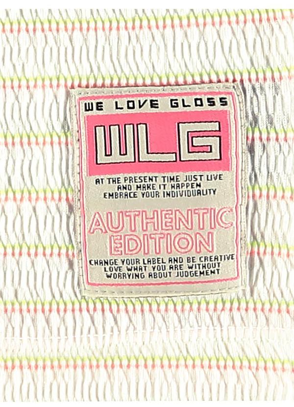 Gloss - Top Cropped Juvenil em Malha Lastex Bege 3