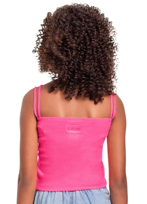 Gloss - Top de Alcinha em Ribana Juvenil Rosa - GLOSS