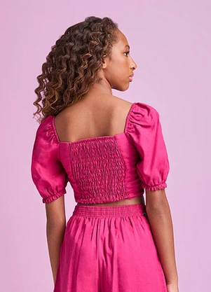 I Am - Top de Linho Rosa - I AM