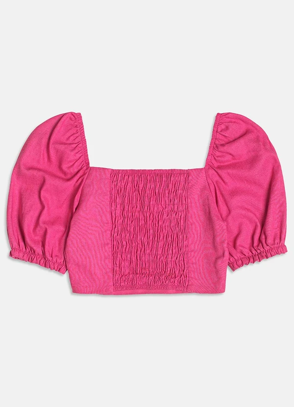 I Am - Top de Linho Rosa 4