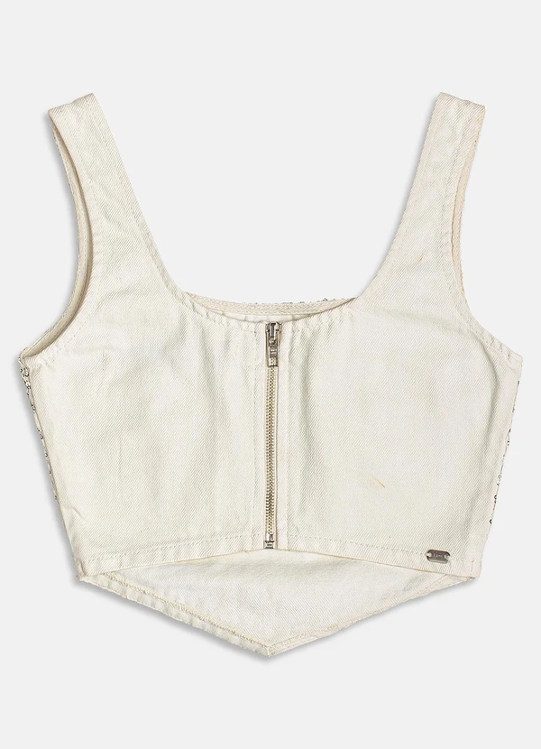 I Am - Top de Sarja com Paetê Dourado 2