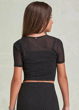 I Am - Top de Tule Preto - I AM
