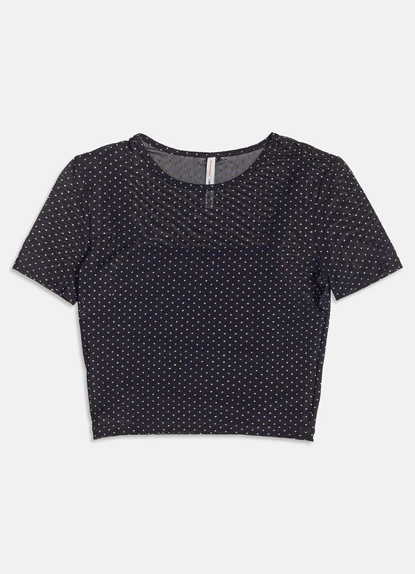 I Am - Top de Tule Preto 6