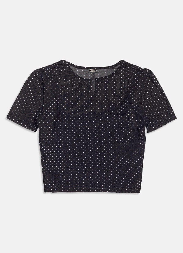 I Am - Top de Tule Preto 7