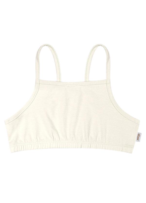Elian - Top Infantil Menina Básico Elian Bege