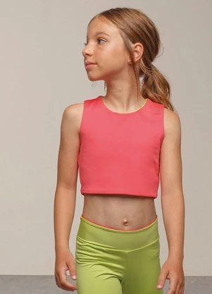 Bugbee - Top Infantil Reversible Active Rosa - BUGBEE