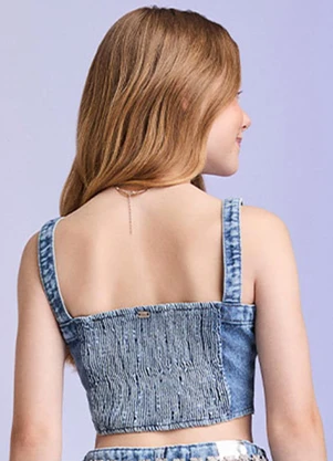 I Am - Top Jeans Claro Azul - I AM