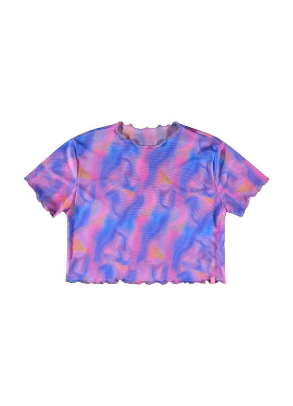 Gloss - Top Juvenil com Sobreposição Roxo 5