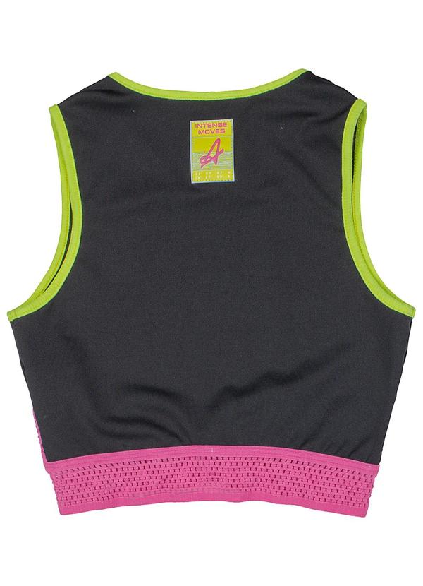 I Am - Top Teen Tela Rosa Preto 5