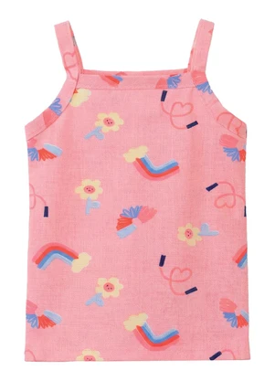 Malwee Kids - Blusa Básica Flores Rosa Claro - MALWEE KIDS