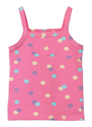 Malwee Kids - Blusa Básica Poá Rosa - MALWEE KIDS