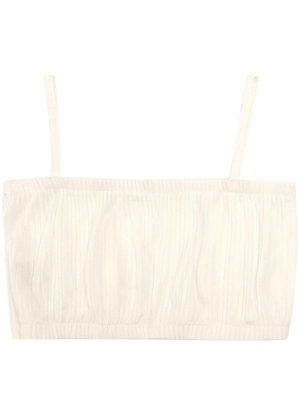 Rovitex Teen - Blusa Menina de Alça Bege