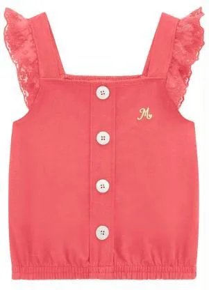 Milon - Blusa Infantil Menina Vermelho - MILON