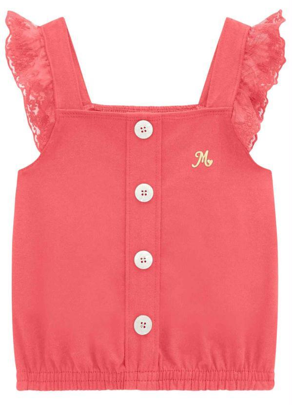 Milon - Blusa Infantil Menina Vermelho 1