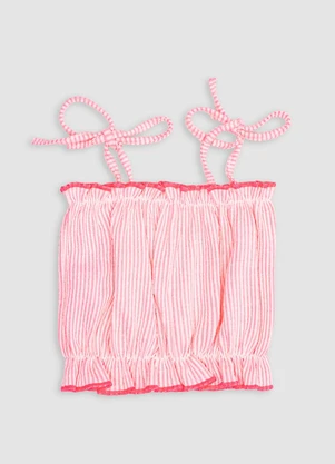 Turminha - Cropped Juvenil Lisvete Rosa - TURMINHA