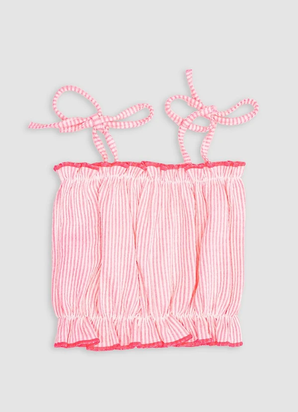 Turminha - Cropped Juvenil Lisvete Rosa