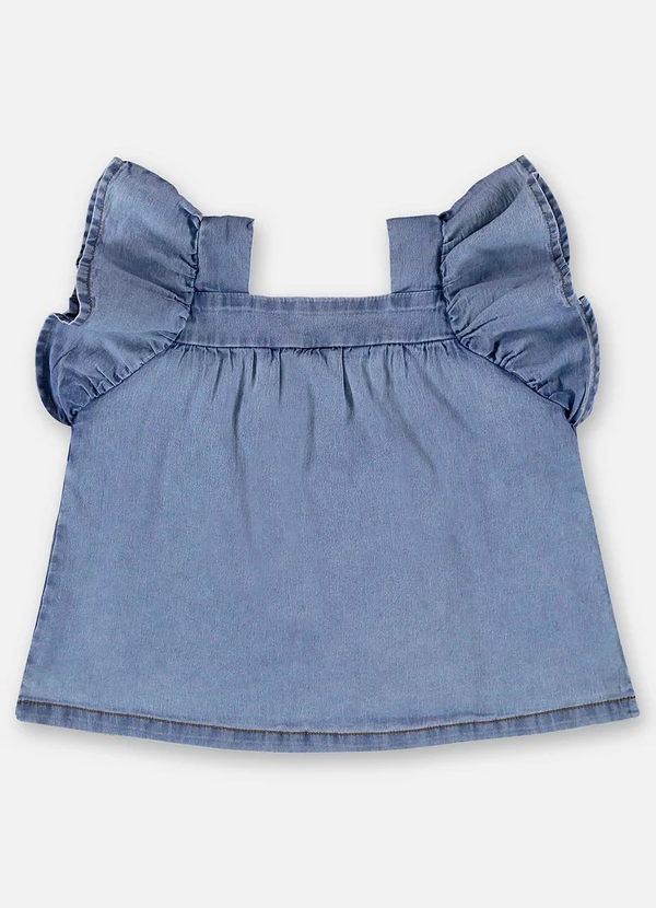 Up Baby - Bata Infantil em Jeans com Elastano Azul 4