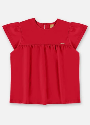 Up Baby - Bata Infantil em Meia Malha Vermelho - UP BABY