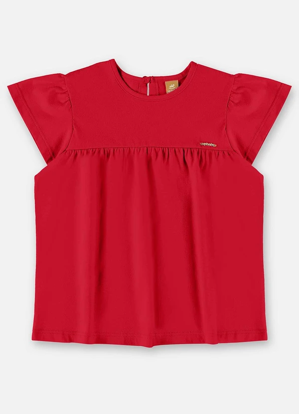 Up Baby - Bata Infantil em Meia Malha Vermelho