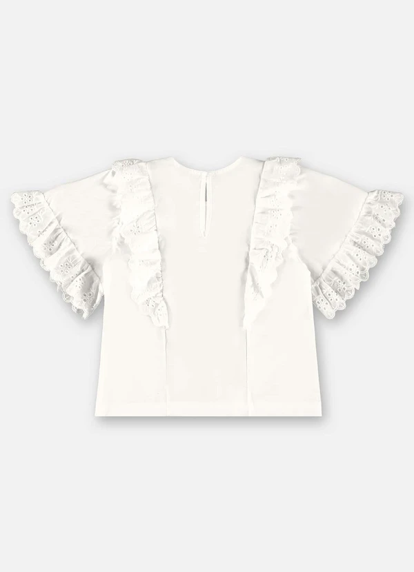 Up Baby - Bata Infantil Menina em Tricoline Bege 4