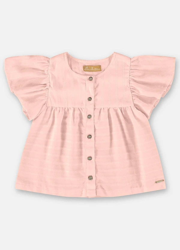 Up Baby - Bata Infantil para Menina em Cotton Rosa 3
