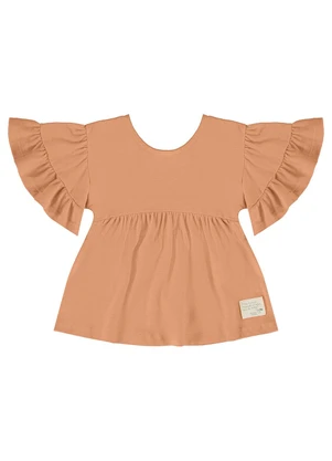Up Baby - Bata Infantil para Menina Nature Marrom - UP BABY