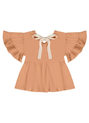 Up Baby - Bata Infantil para Menina Nature Marrom - UP BABY