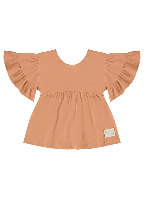 Up Baby - Bata Infantil para Menina Nature Marrom