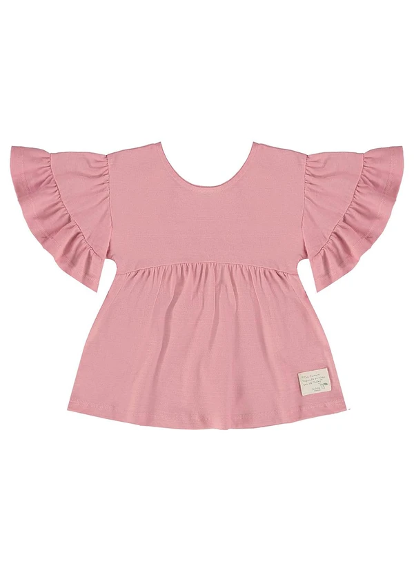 Up Baby - Bata Infantil para Menina Nature Rosa