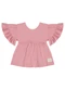Up Baby - Bata Infantil para Menina Nature Bege - variação: Rosa