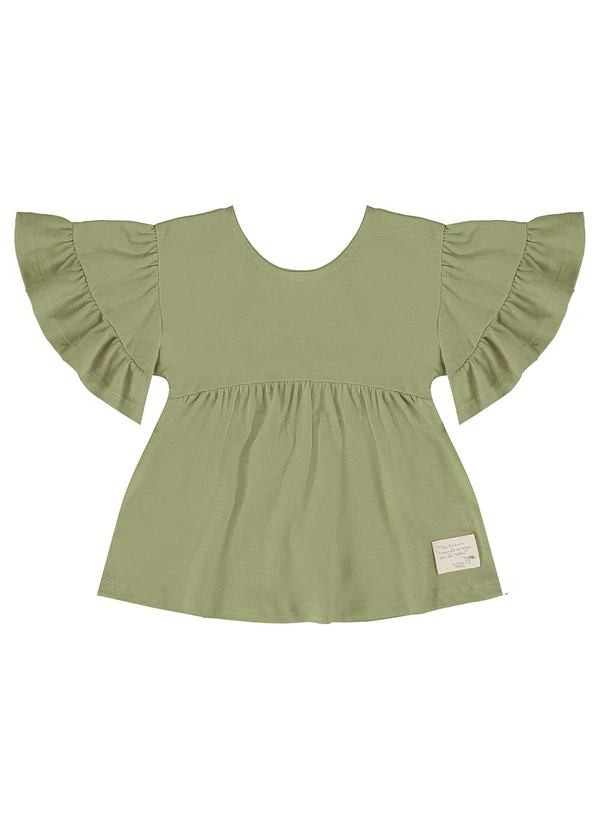 Up Baby - Bata Infantil para Menina Nature Verde