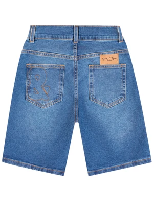 Marisol - Bermuda Infantil Menino Jeans Azul - MARISOL