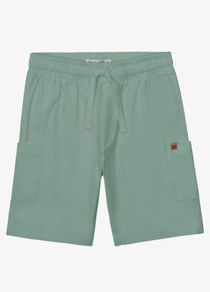 Trick Nick - Bermuda Verão Menino Cargo Verde - TRICK NICK