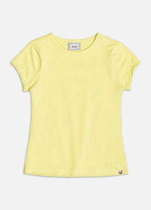 Bimbi - Blusa Amarelo Manteiga Básica Amarelo - BIMBI
