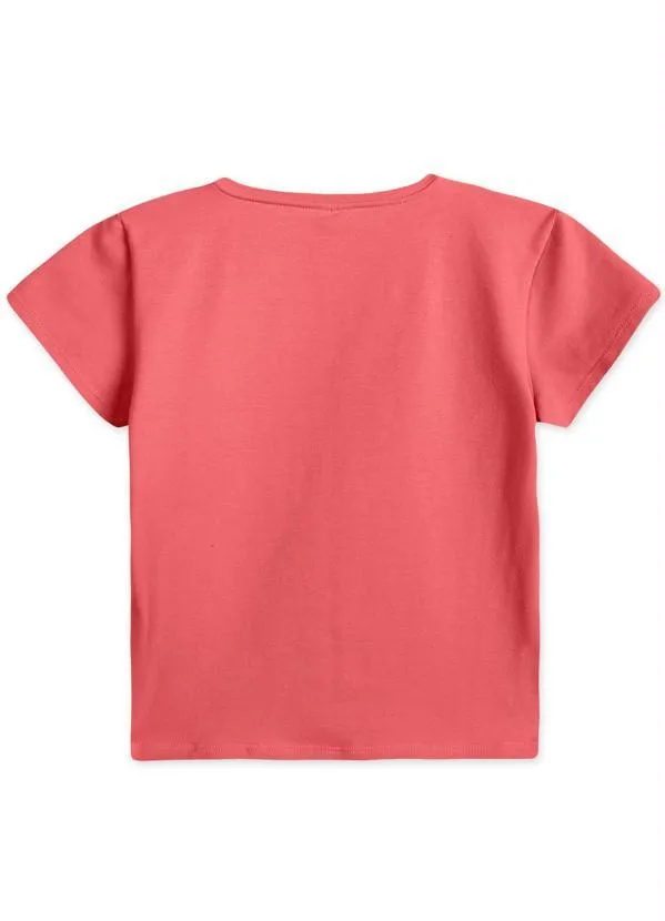 Lilica Ripilica - Blusa Antiviral com Bolsa Malha Menina Laranja 2