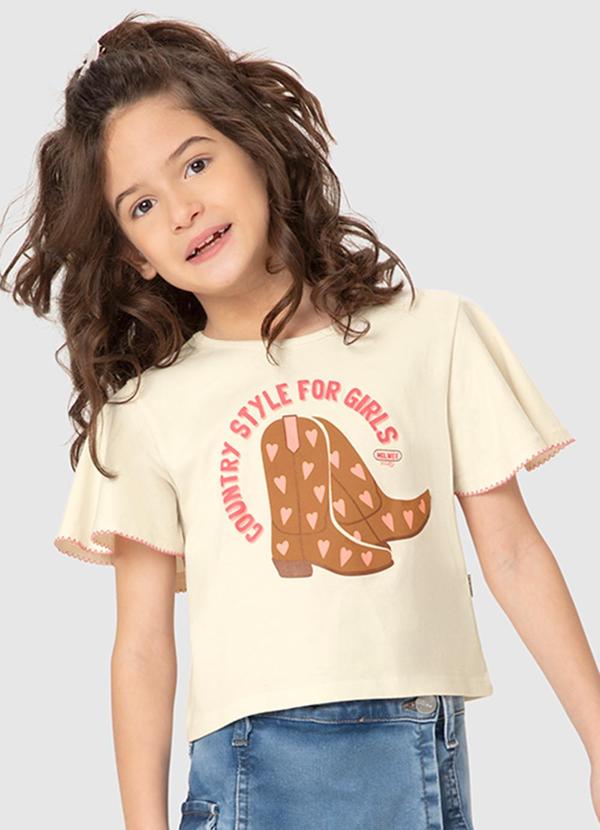 Malwee Kids - Blusa Areia Box Country Style Menina