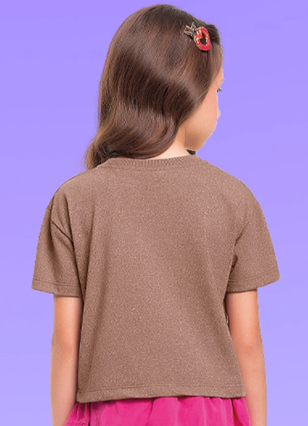 Fakini Kids - Blusa Barbie Marrom  2