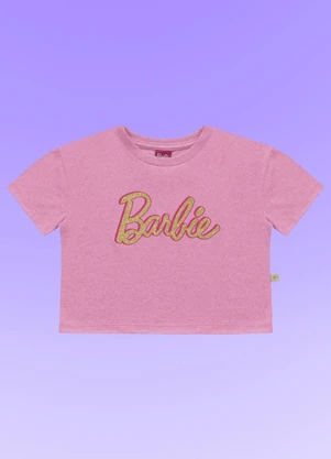 Fakini Kids - Blusa Barbie Rosa - FAKINI KIDS