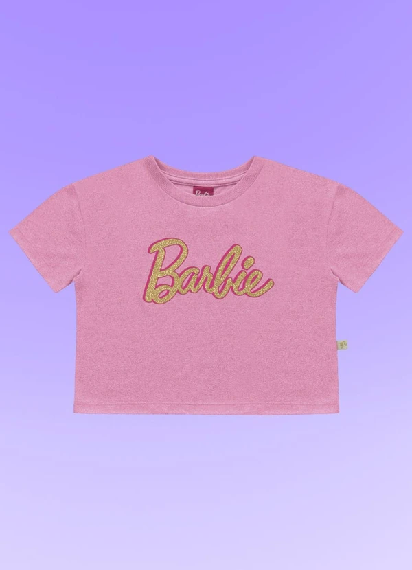 Fakini Kids - Blusa Barbie Rosa