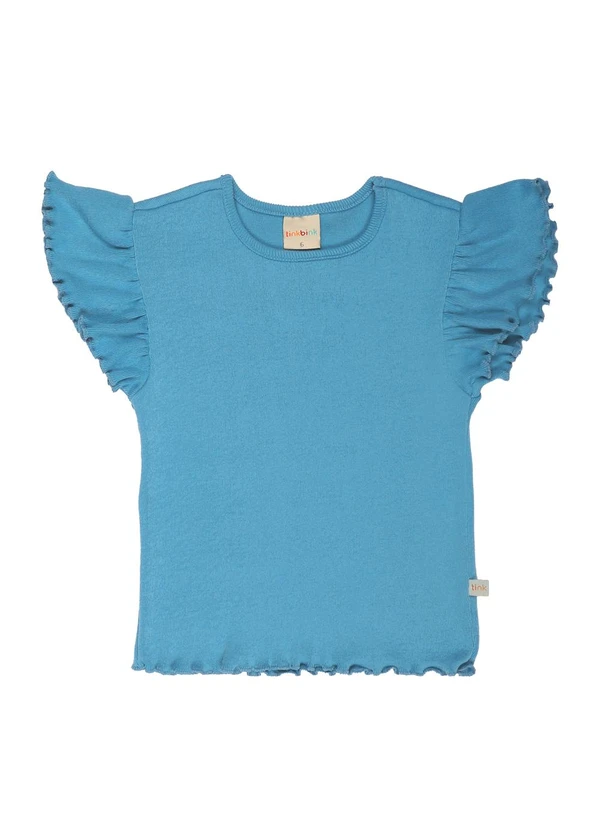 Tink Bink - Blusa Basica Azul