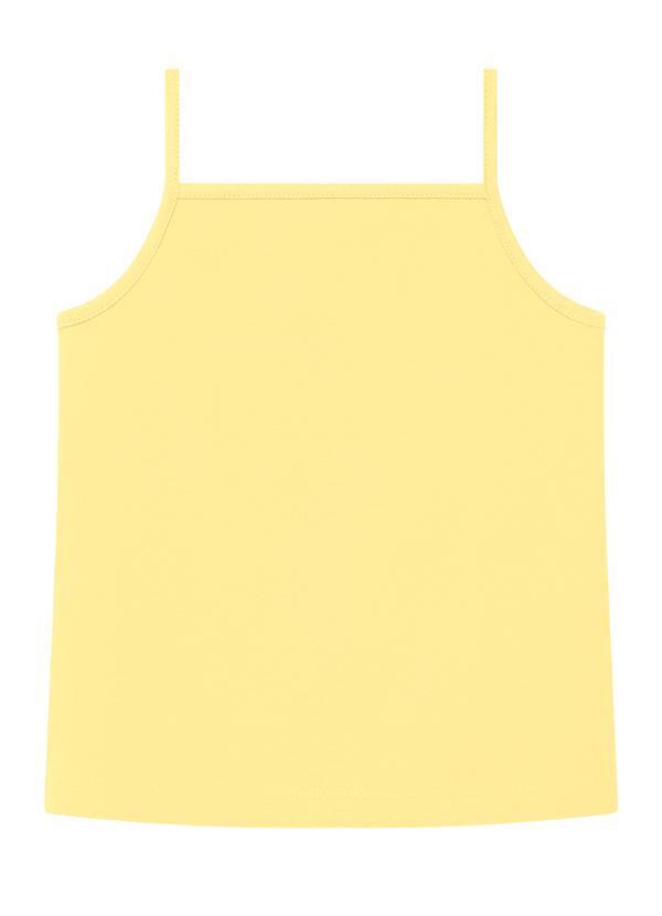 Duduka - Blusa Básica com Alça Infantil Amarelo