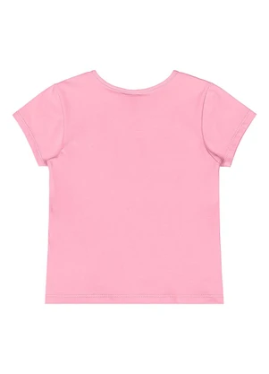 Quimby - Blusa Básica Cotton Menina Rosa - QUIMBY