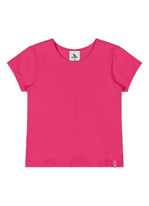 Quimby - Blusa Básica Cotton Menina Rosa - QUIMBY