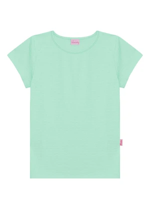 Duduka - Blusa Básica Decote Redondo  Verde - DUDUKA
