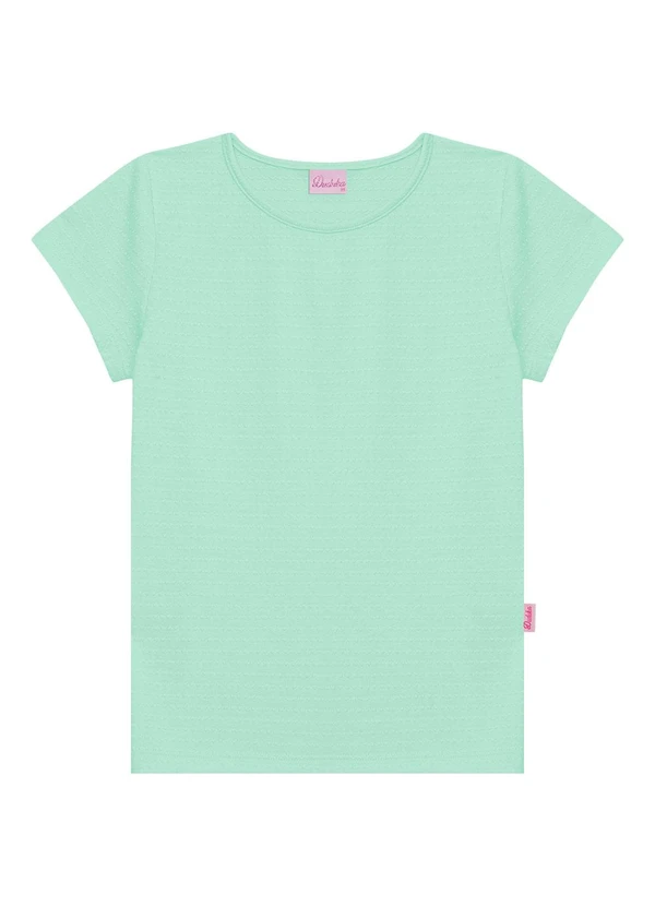 Duduka - Blusa Básica Decote Redondo Verde