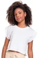 Gloss - Blusa Box Básica em Meia Malha Juvenil Preto - variação: Branco