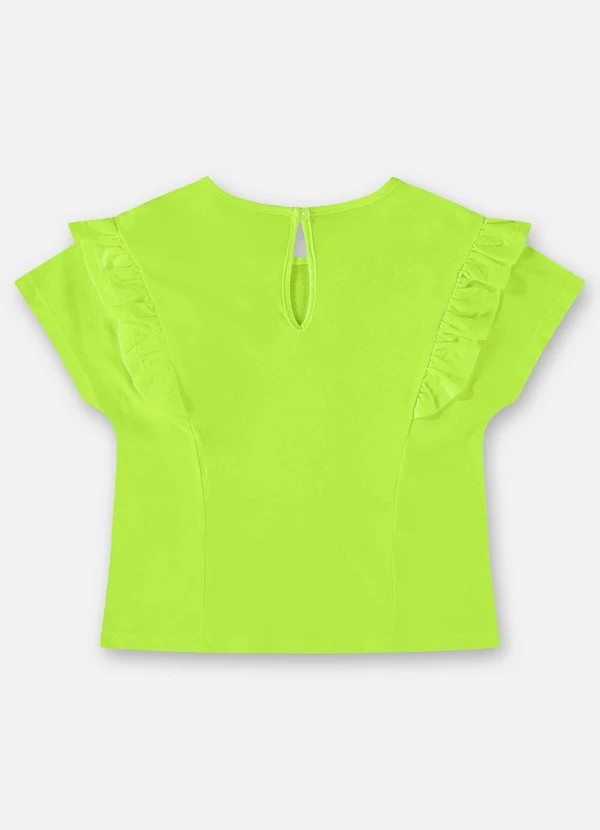 Up Baby - Blusa Básica em Meia Malha Verde 2