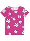 Malwee Kids - Blusa Básica Floral Rosa Magenta - variação: Rosa Magenta