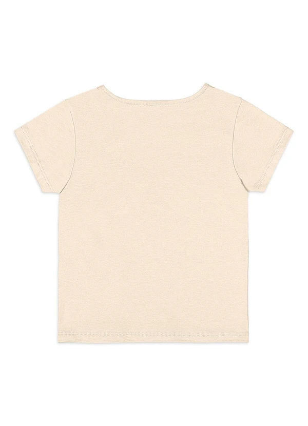 Quimby - Blusa Básica Infantil em Cotton Bege 2